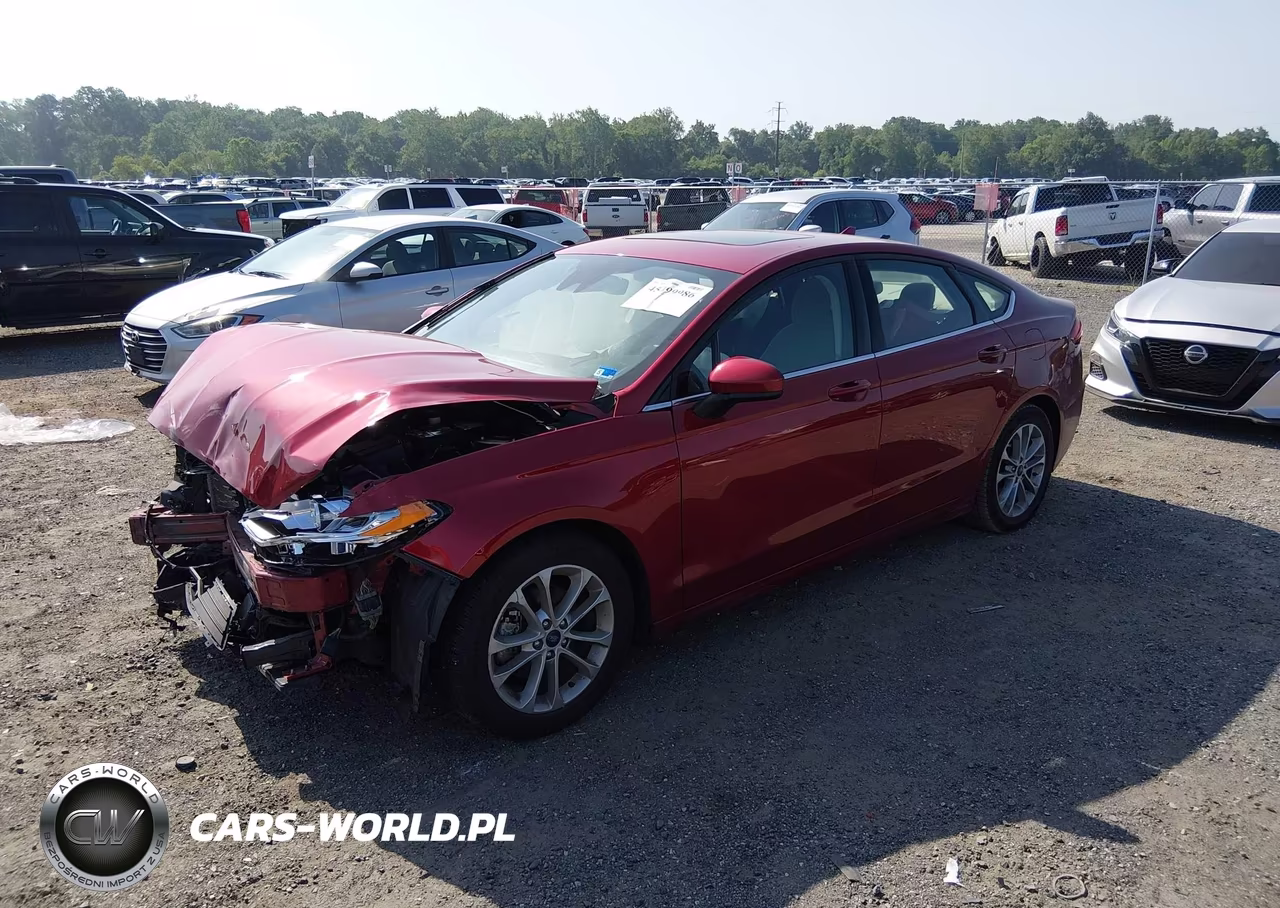 2019 Ford Fusion Se VIN:3FA6P0HD9KR102421 - 2