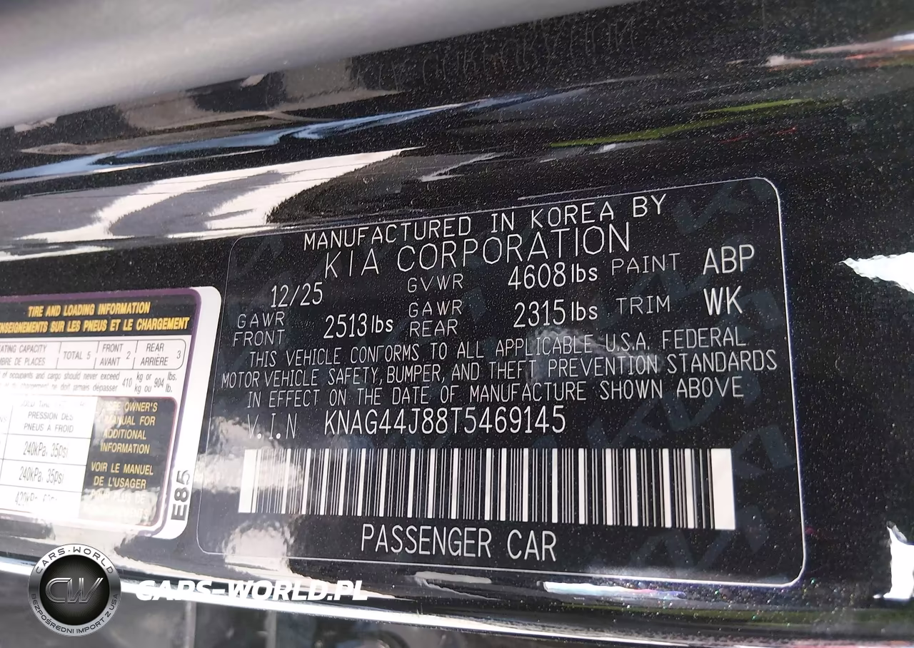 2026 Kia K5 Gt VIN:KNAG44J88T5469145 - 9