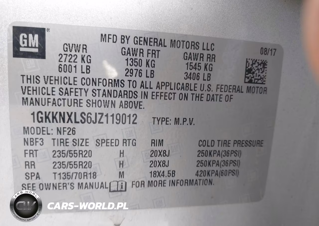 2018 GMC Acadia Denali VIN:1GKKNXLS6JZ119012 - 9