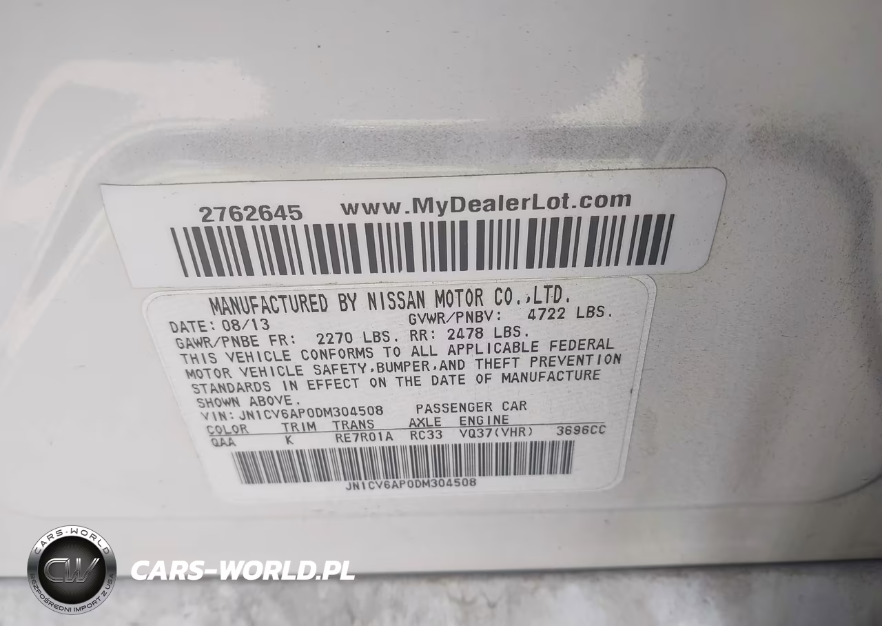 2013 Infiniti G37 Journey VIN:JN1CV6AP0DM304508 - 9