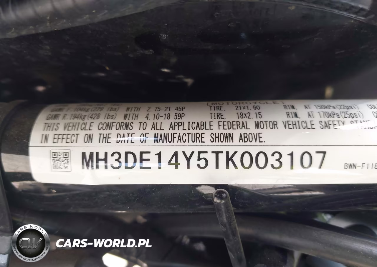 2026 Yamaha Wr125R VIN:MH3DE14Y5TK003107 - 9