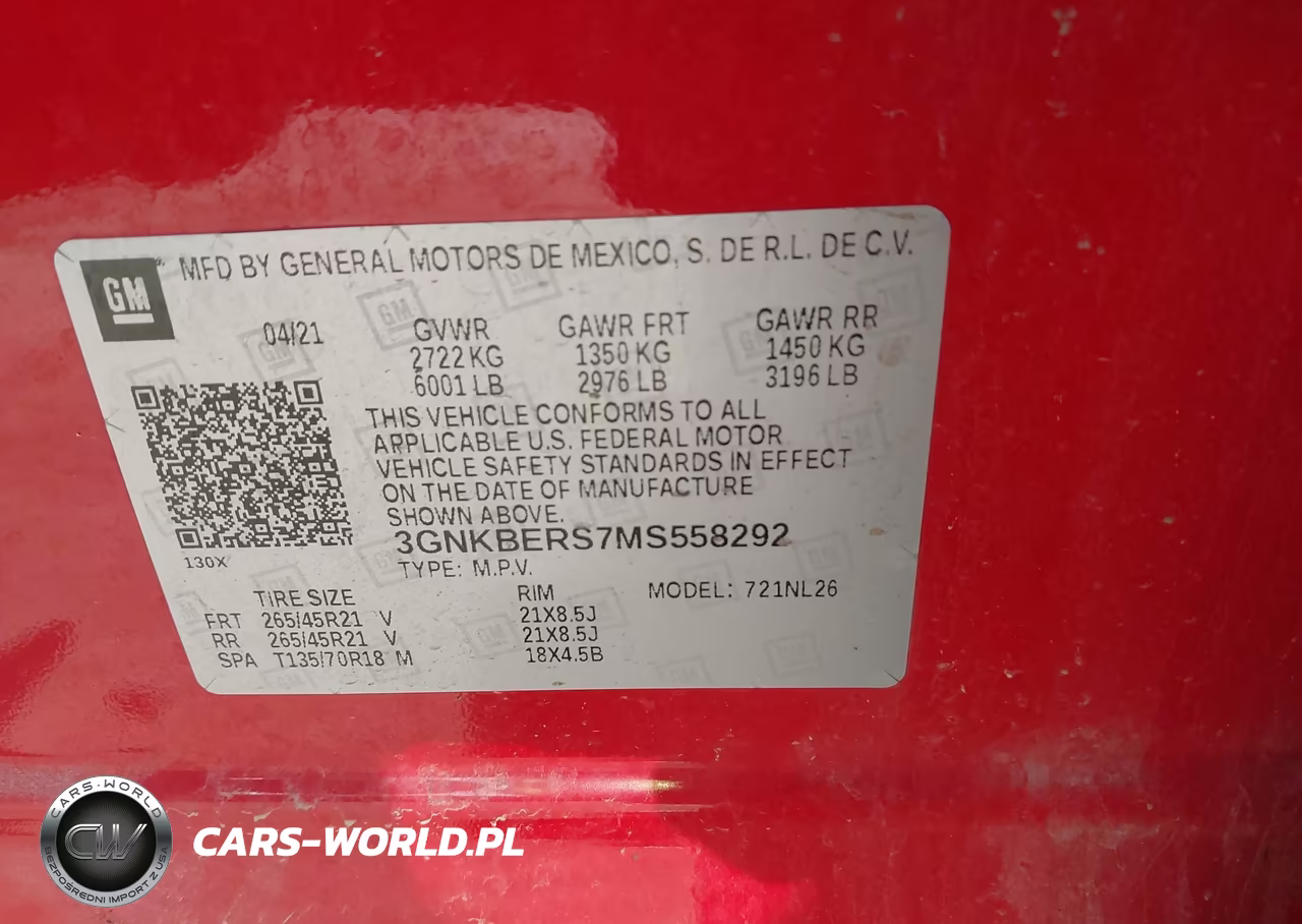 2021 Chevrolet Blazer Fwd Rs VIN:3GNKBERS7MS558292 - 9