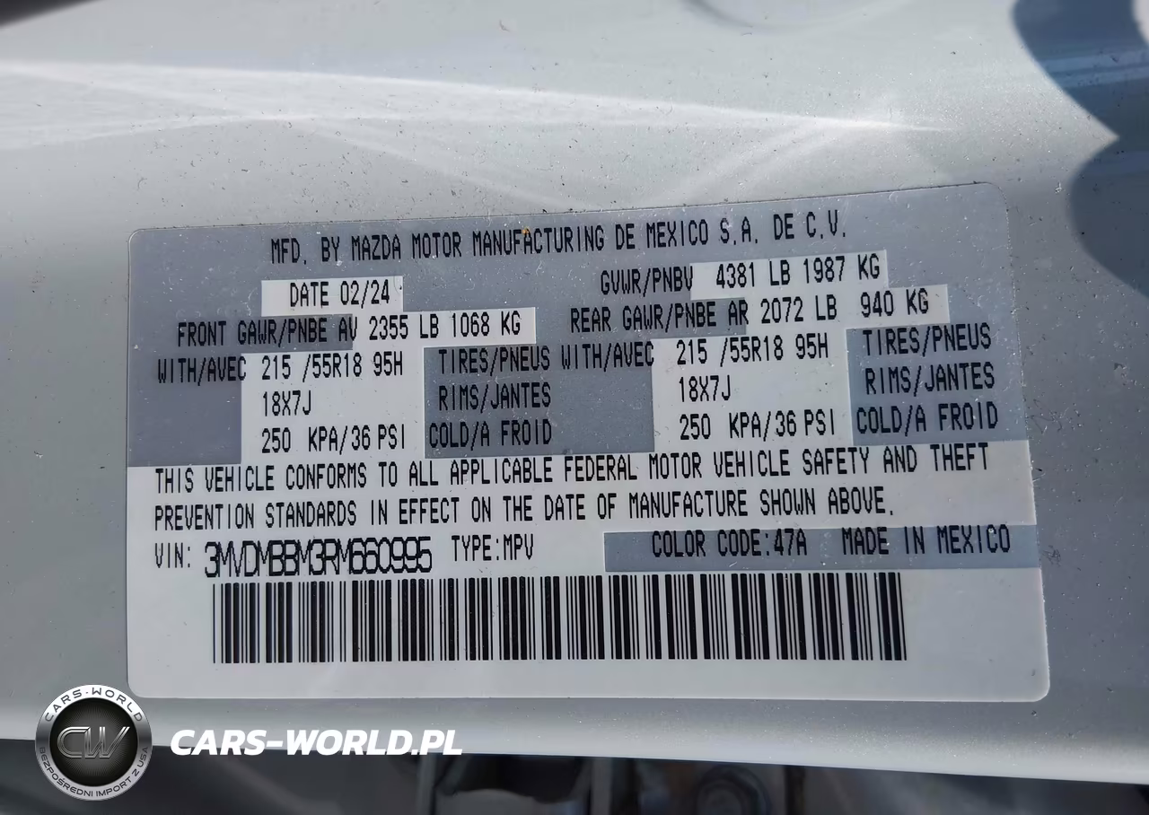 2024 Mazda Cx-30 2.5 S Select Sport VIN:3MVDMBBM3RM660995 - 9