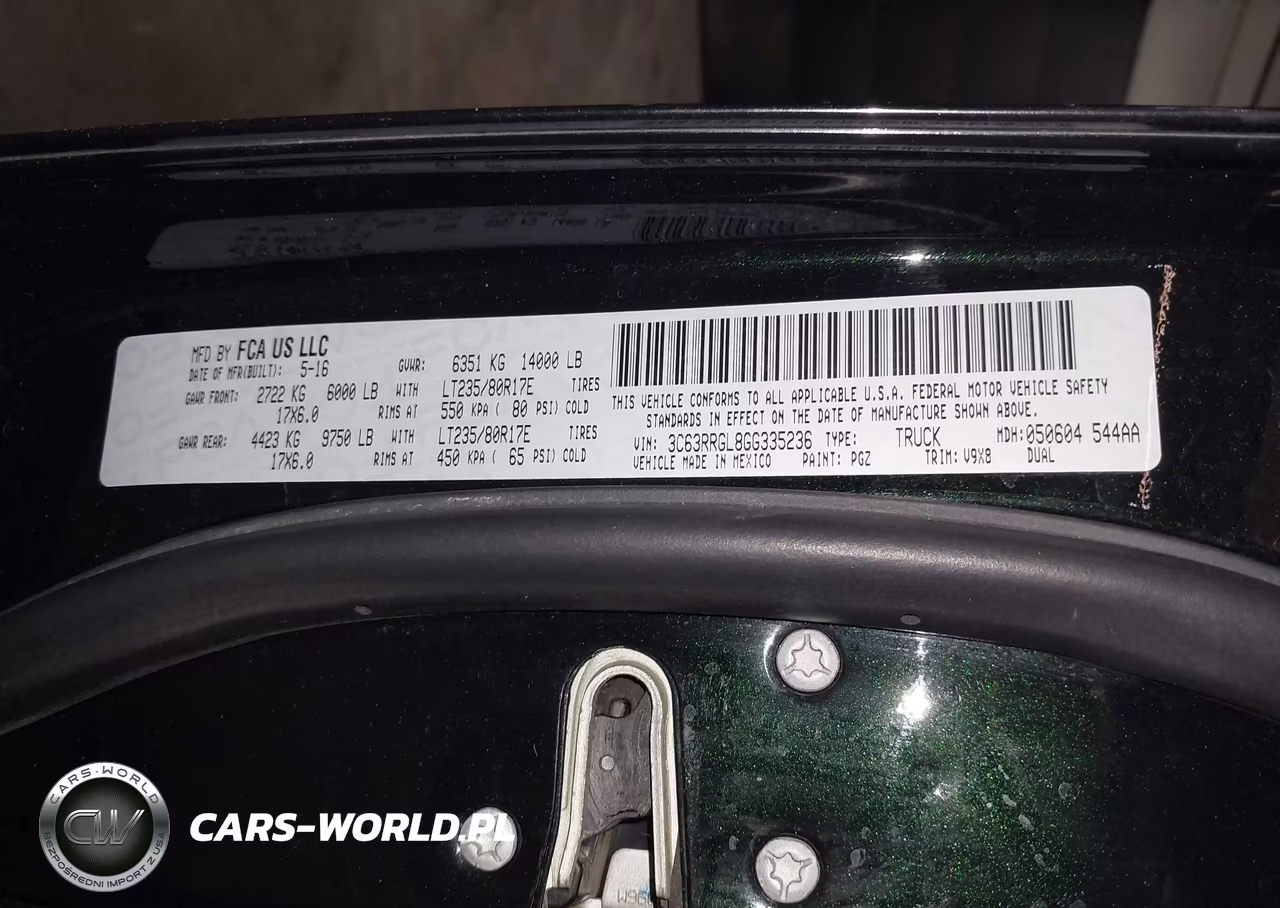 2016 Ram 3500 Tradesman VIN:3C63RRGL8GG335236 - 9