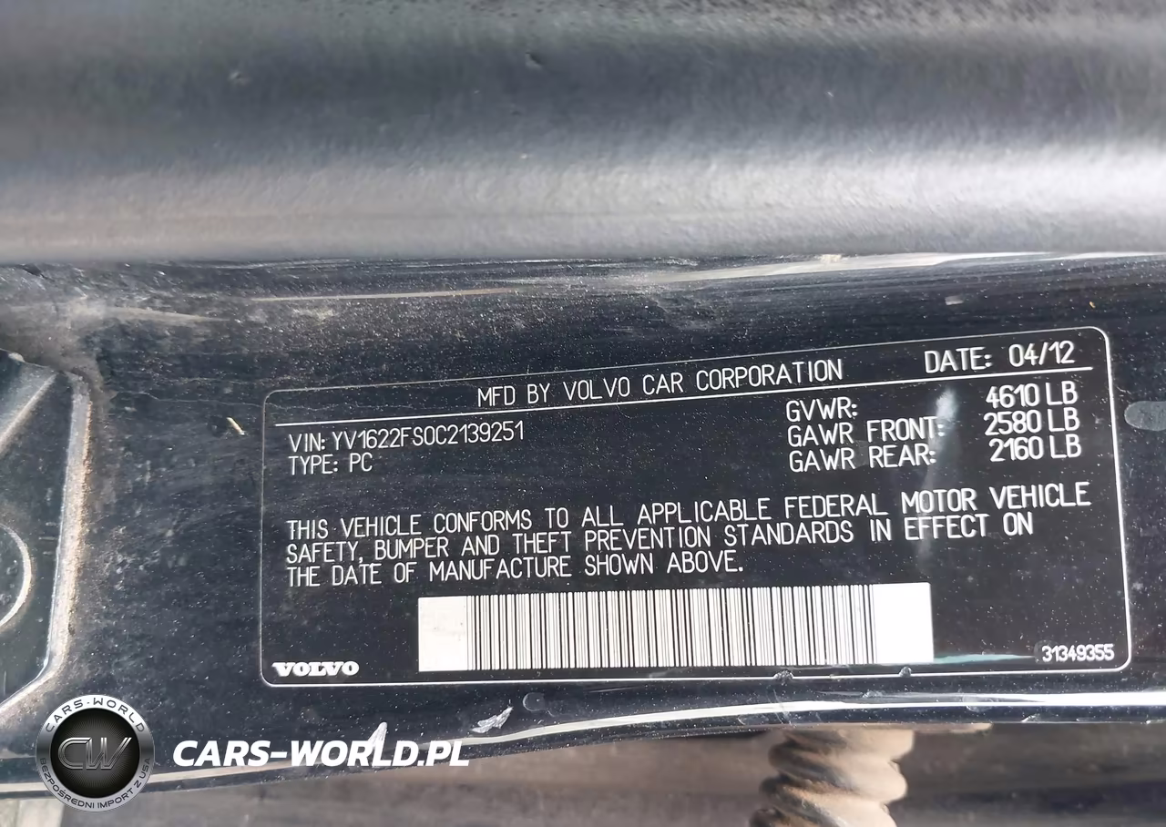 2012 Volvo S60 T5-T5 W-Moonroof VIN:YV1622FS0C2139251 - 9