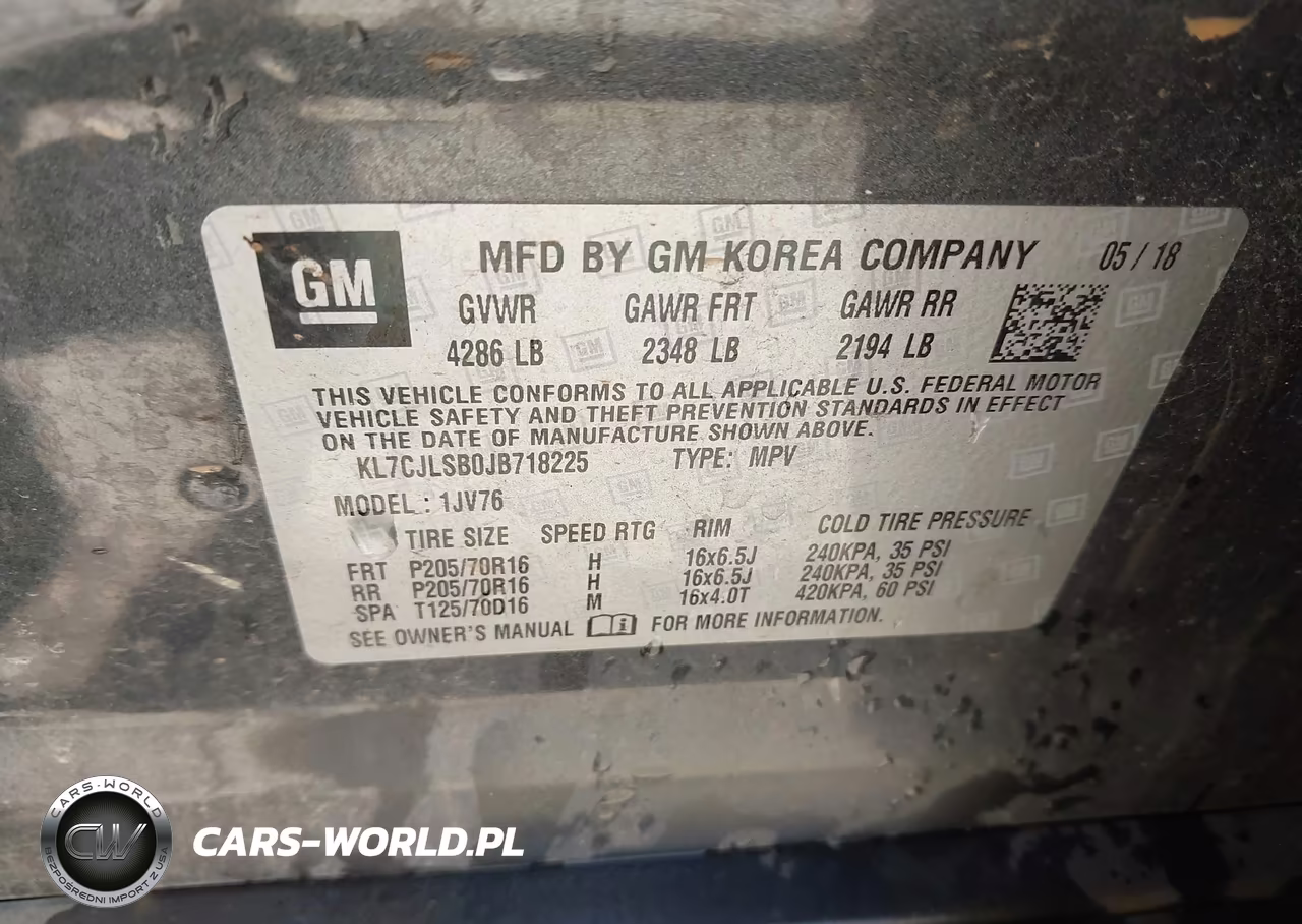 2018 Chevrolet Trax Lt VIN:KL7CJLSB0JB718225 - 9