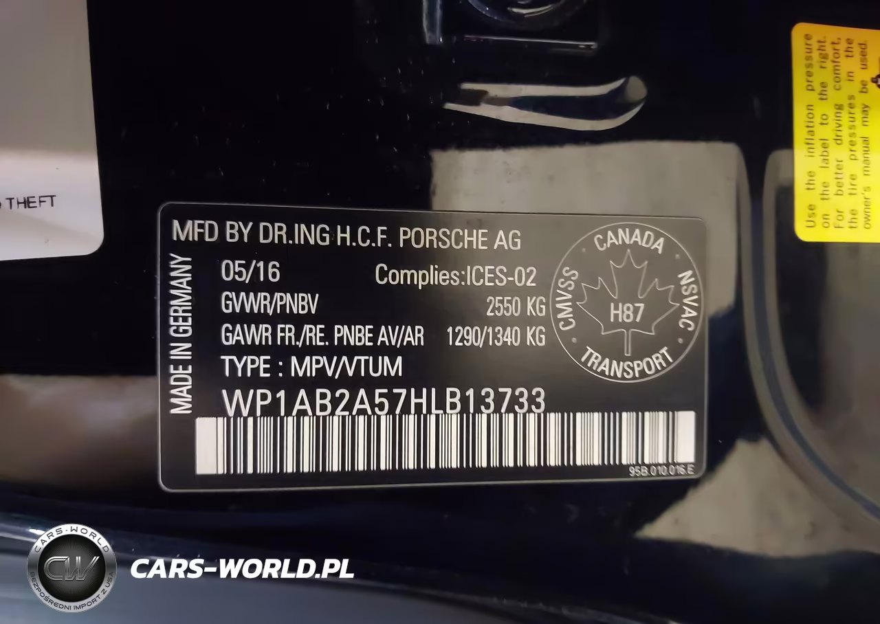 2017 Porsche Macan S VIN:WP1AB2A57HLB13733 - 9