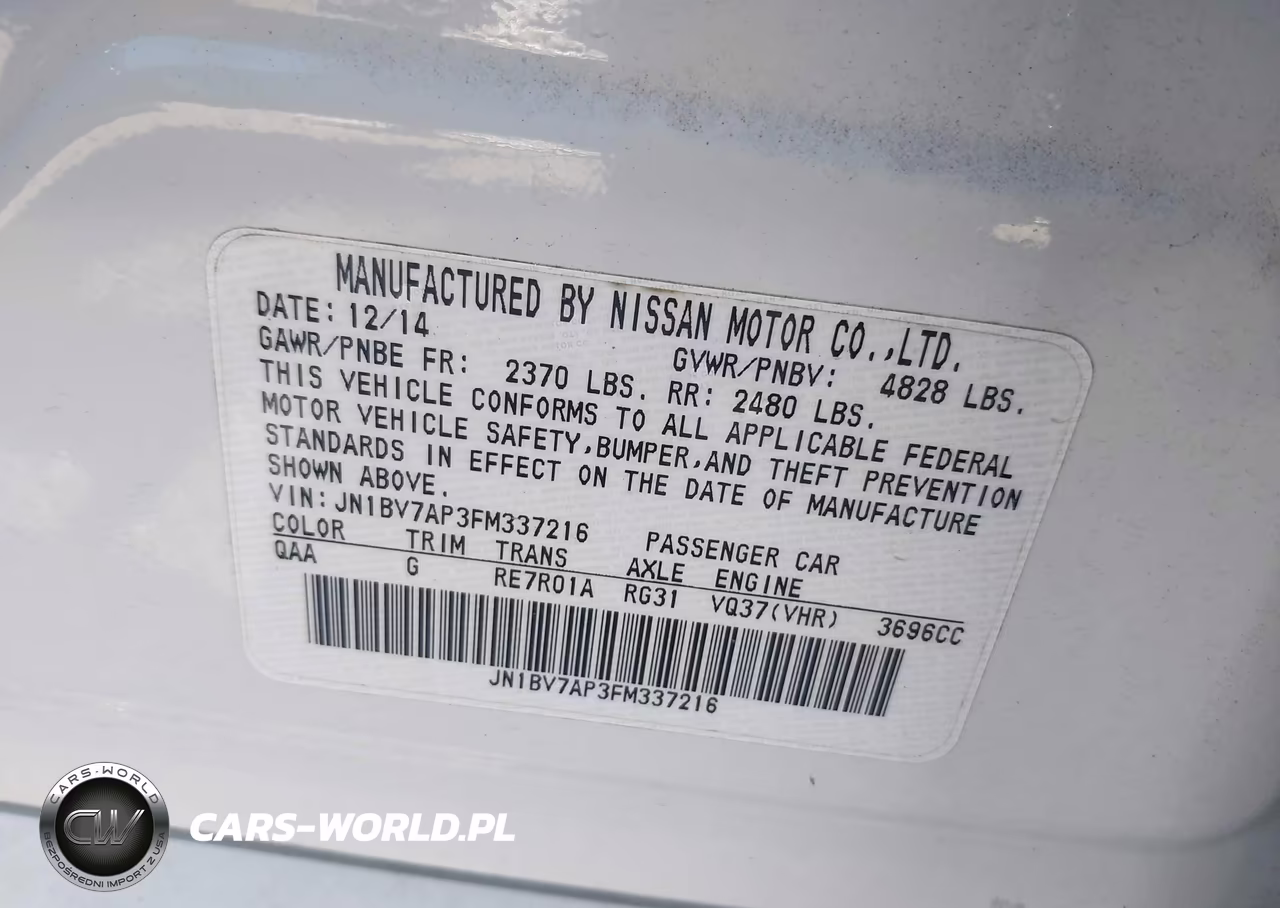 2015 Infiniti Q50 Premium VIN:JN1BV7AP3FM337216 - 9