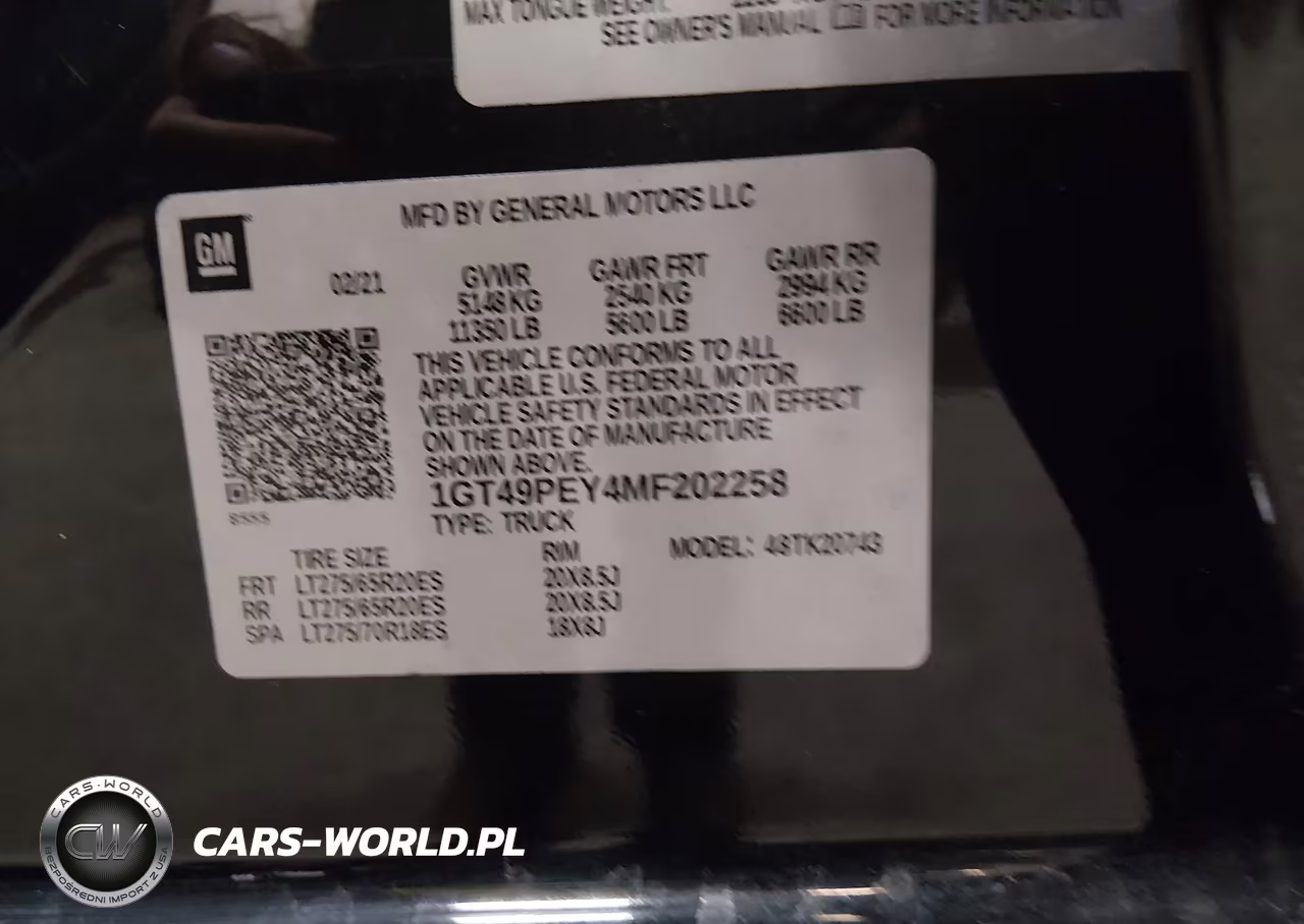 2021 GMC Sierra 2500Hd 4Wd Standard Bed At4 VIN:1GT49PEY4MF202258 - 9