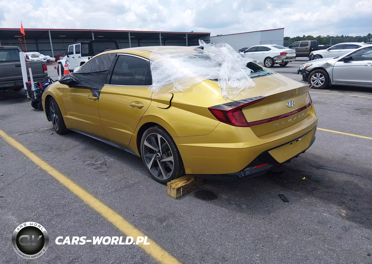 2021 Hyundai Sonata Sel Plus VIN:5NPEJ4J24MH098162 - 3