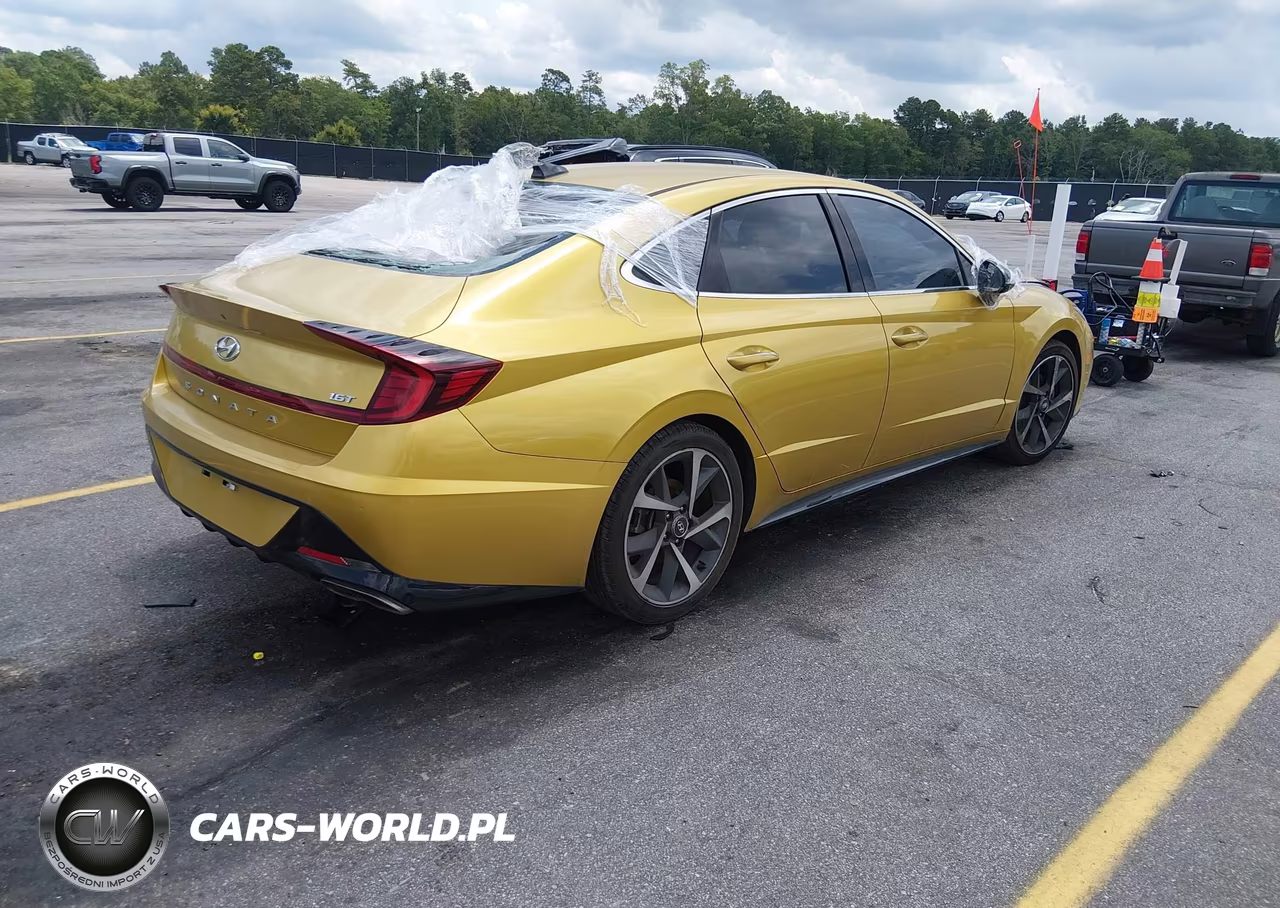 2021 Hyundai Sonata Sel Plus VIN:5NPEJ4J24MH098162 - 4