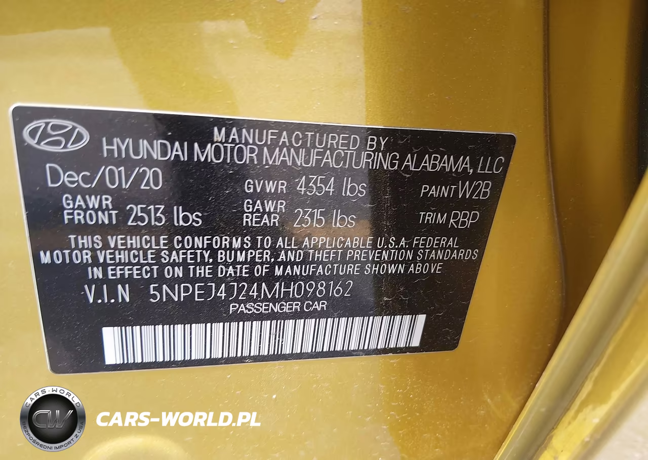 2021 Hyundai Sonata Sel Plus VIN:5NPEJ4J24MH098162 - 9
