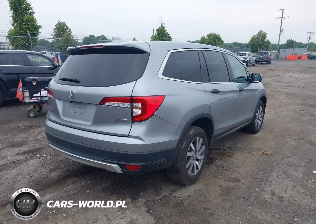 2020 Honda Pilot Awd Ex-L VIN:5FNYF6H50LB026382 - 4