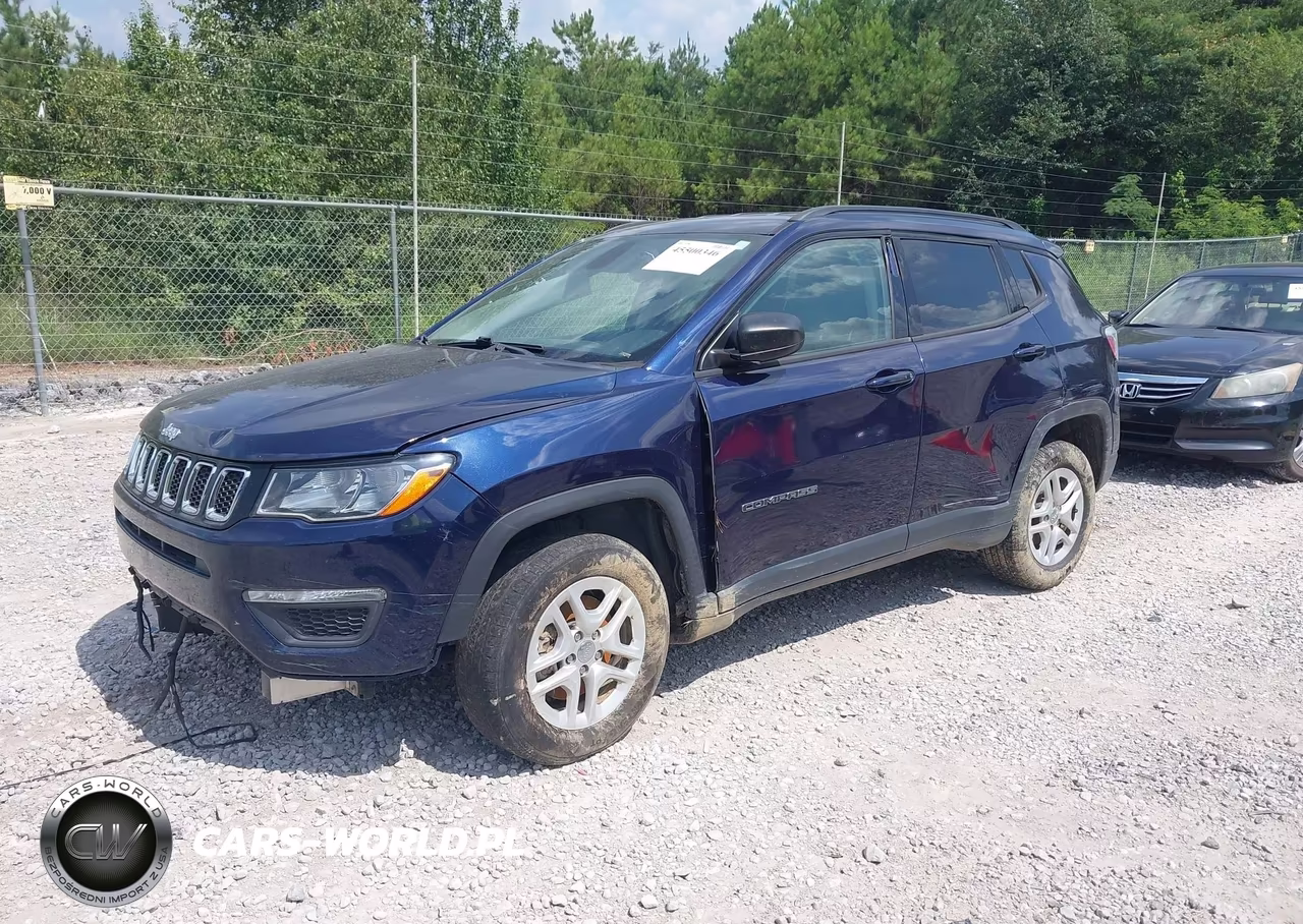 2018 Jeep Compass Sport Fwd VIN:3C4NJCAB9JT286228 - 2