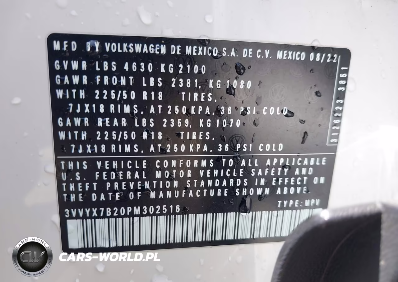 2023 Volkswagen Taos 1.5T Se VIN:3VVYX7B20PM302516 - 9