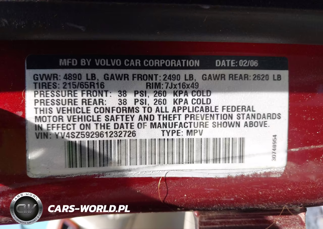 2006 Volvo Xc70 2.5T-Volvo Ocean Race Edition VIN:YV4SZ592961232726 - 9