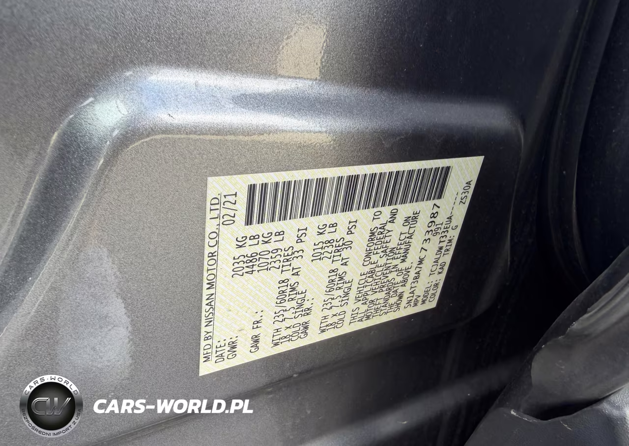 2021 Nissan Rogue Sv VIN:5N1AT3BA7MC733987 - 9
