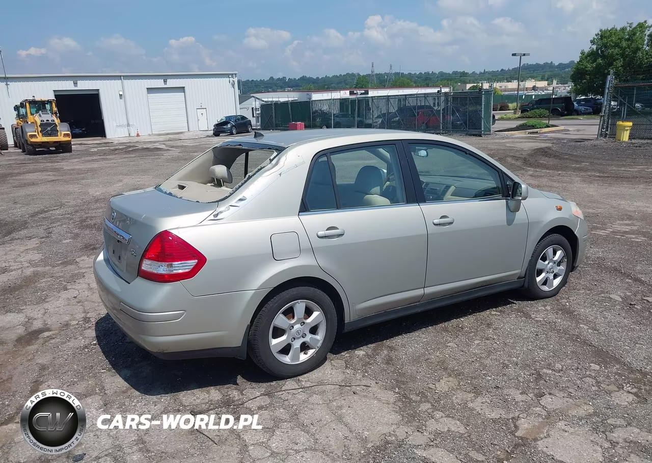 2007 Nissan Versa 1.8Sl VIN:3N1BC11E37L460527 - 4