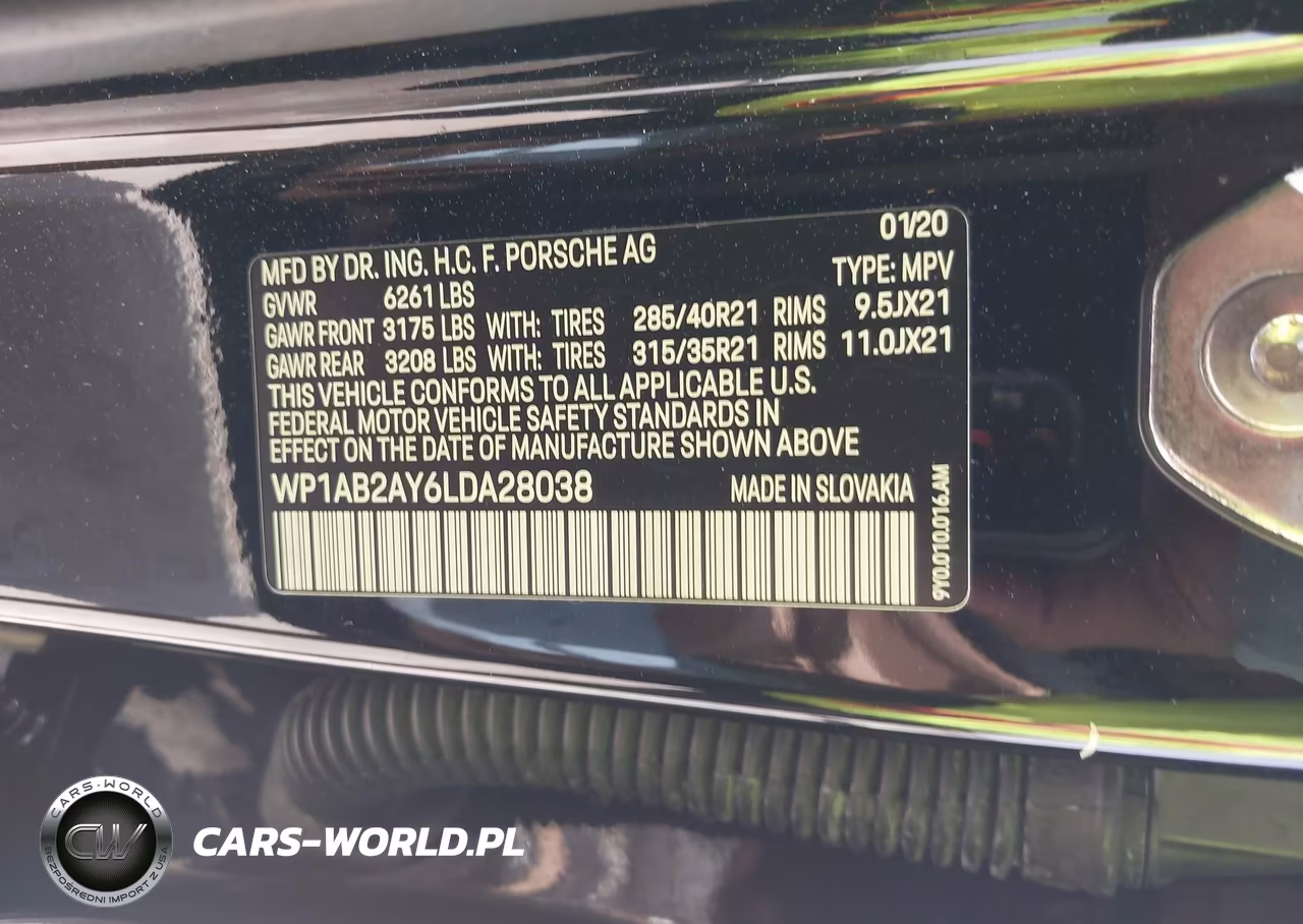 2020 Porsche Cayenne S VIN:WP1AB2AY6LDA28038 - 9