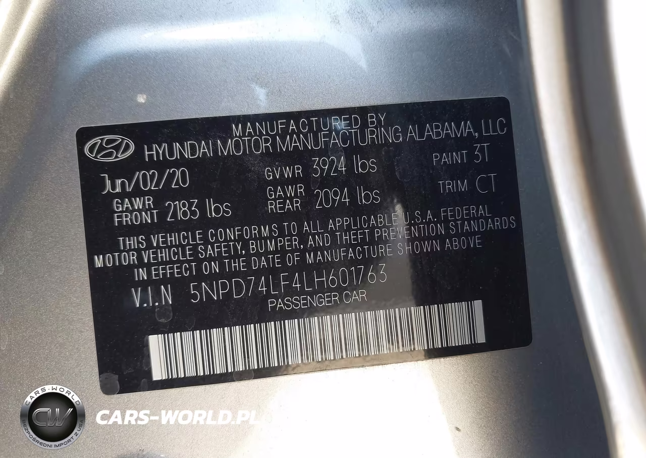 2020 Hyundai Elantra Se VIN:5NPD74LF4LH601763 - 9