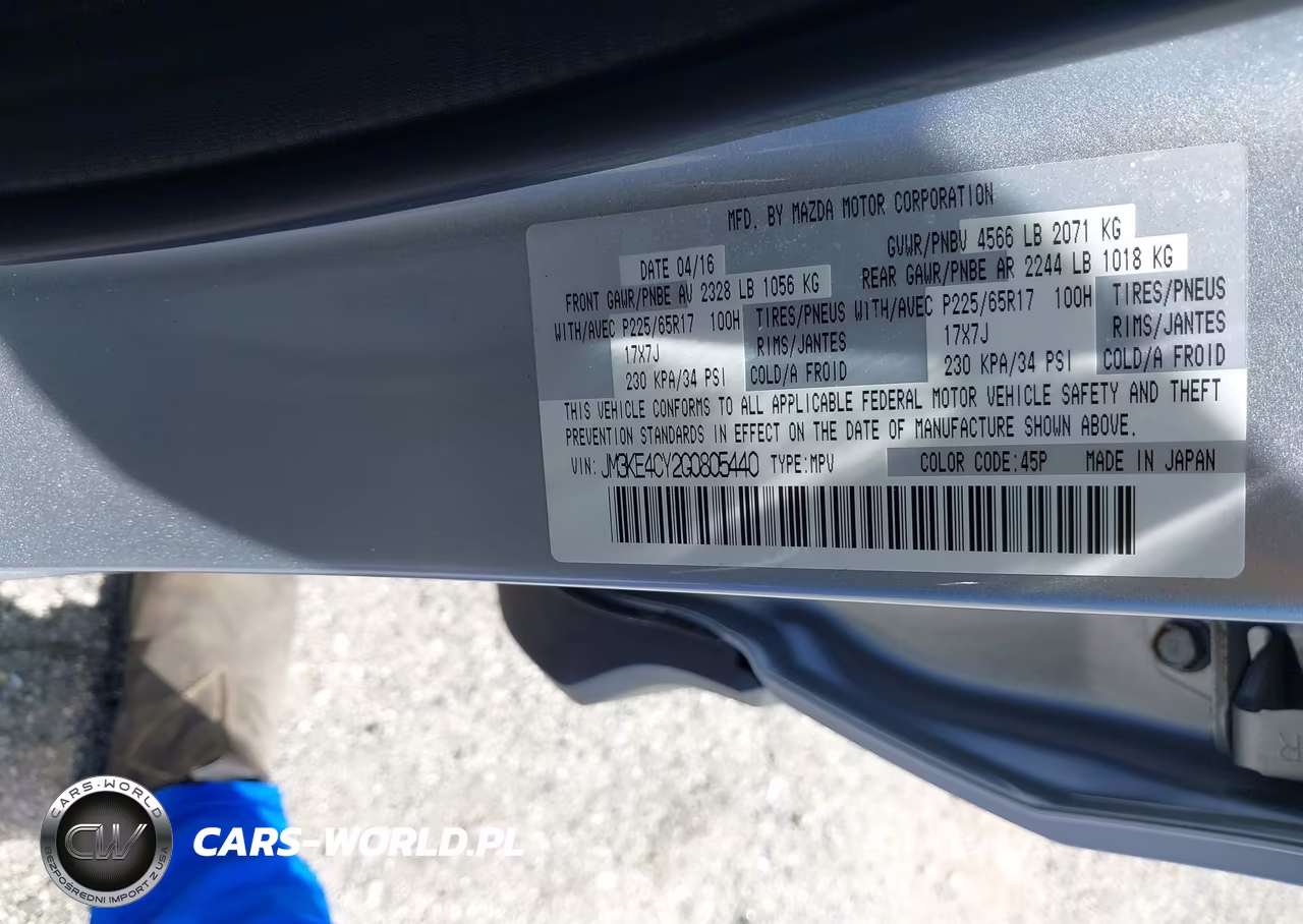 2016 Mazda Cx-5 Touring VIN:JM3KE4CY2G0805440 - 9