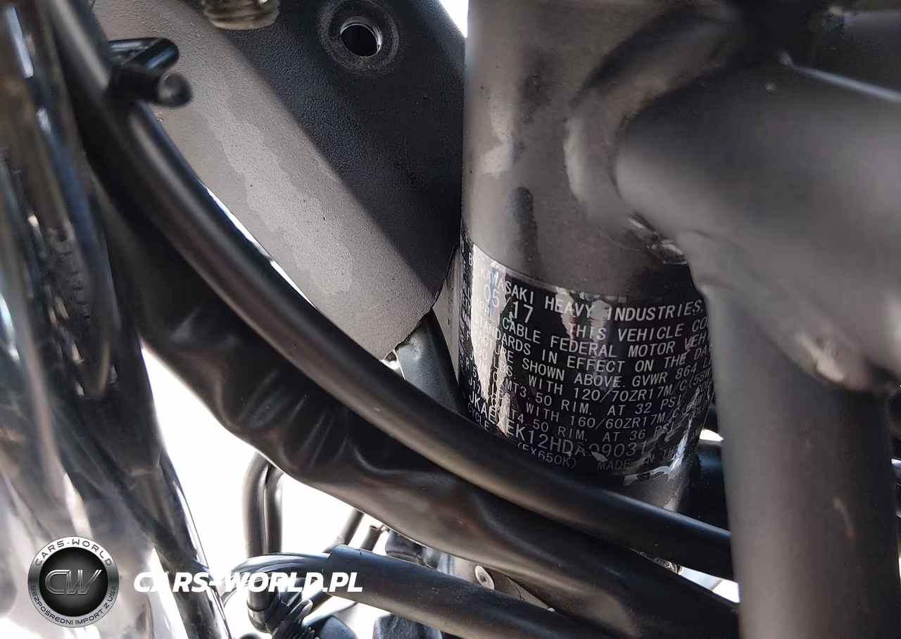 2017 Kawasaki Ex650 F VIN:JKAEXEK12HDA09031 - 10