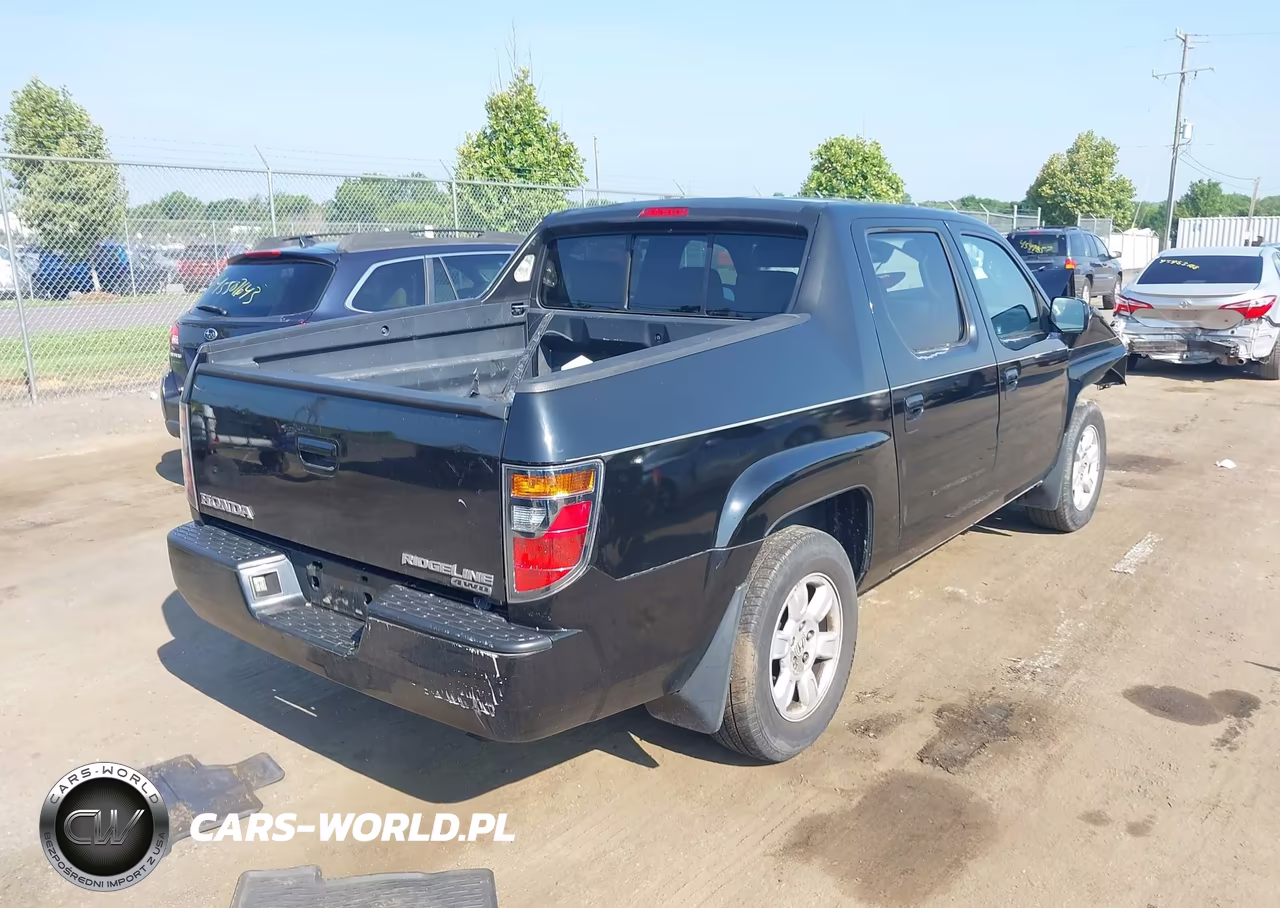 2007 Honda Ridgeline Rts VIN:2HJYK16447H551949 - 4