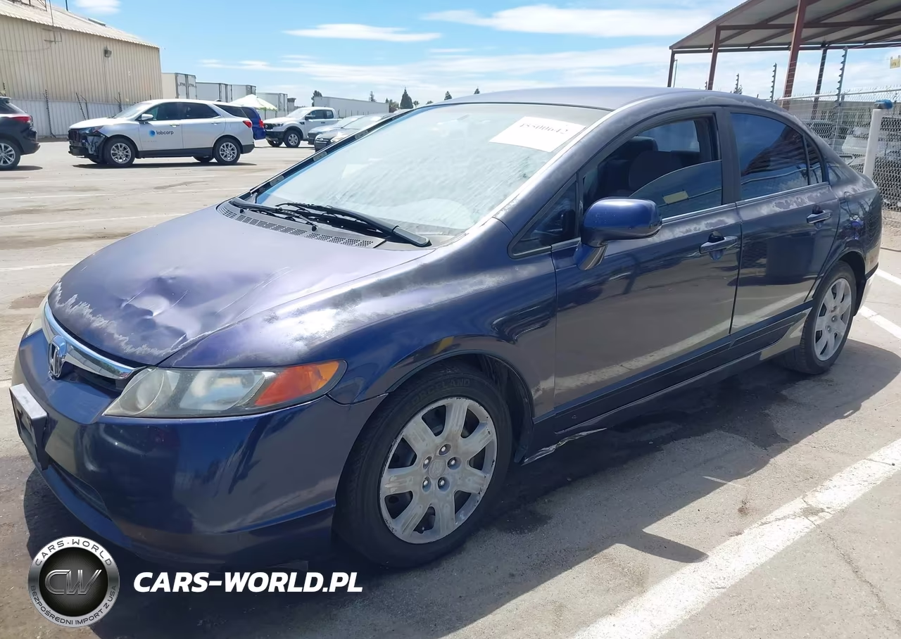 2007 Honda Civic Lx VIN:JHMFA16537S006839 - 2