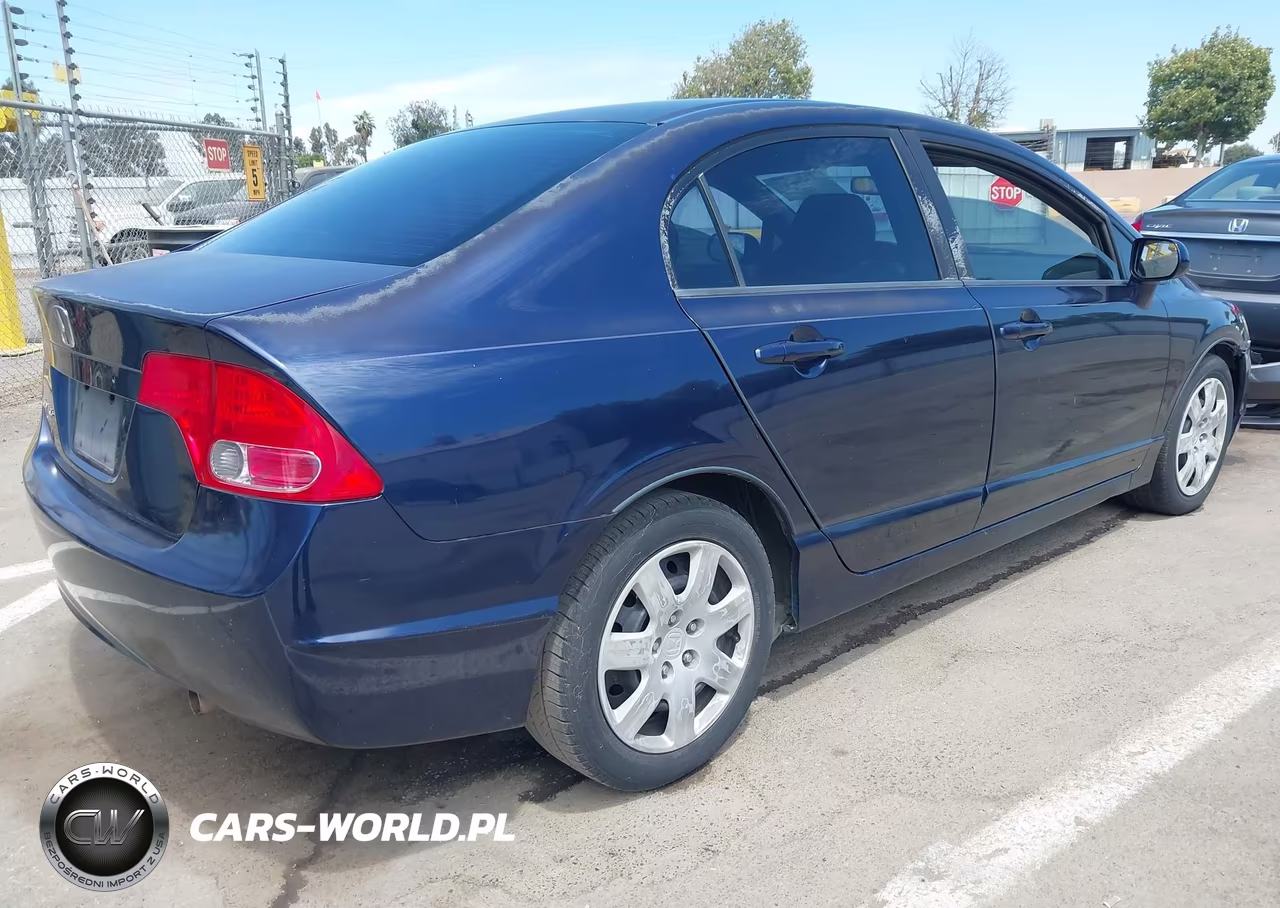 2007 Honda Civic Lx VIN:JHMFA16537S006839 - 4