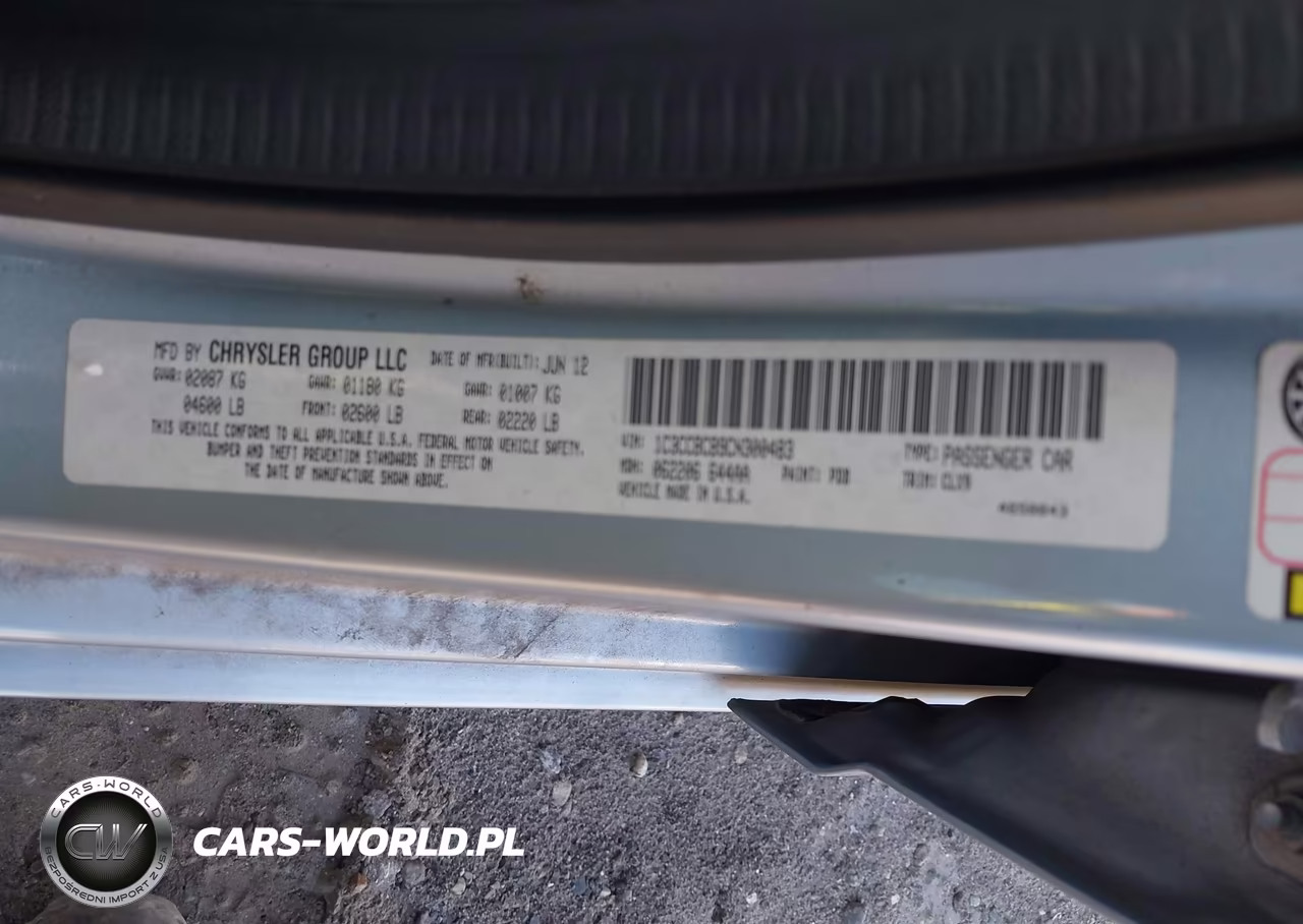 2012 Chrysler 200 Limited VIN:1C3CCBCB9CN300483 - 9