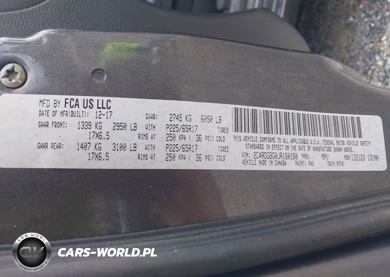2018 Dodge Grand Caravan Se Plus VIN:2C4RDGBG0JR160160 - 9