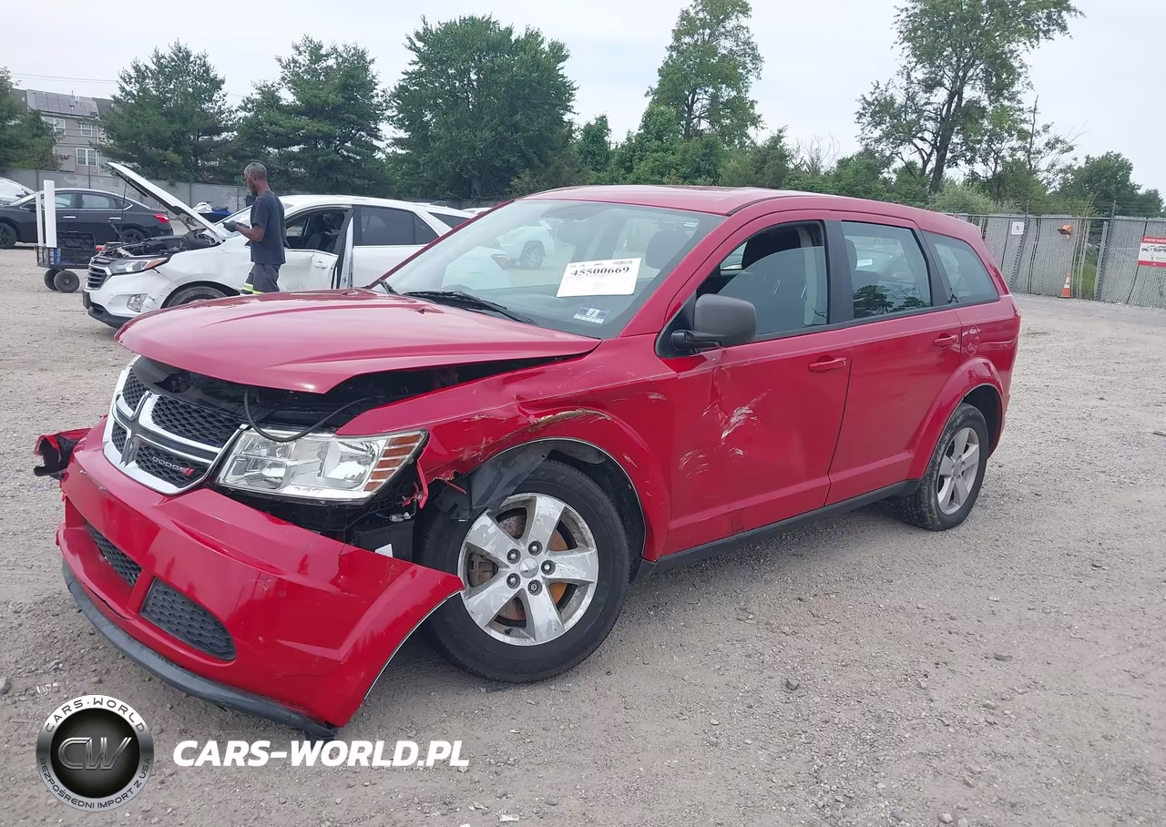 2013 Dodge Journey American Value Pkg VIN:3C4PDCAB1DT533505 - 2