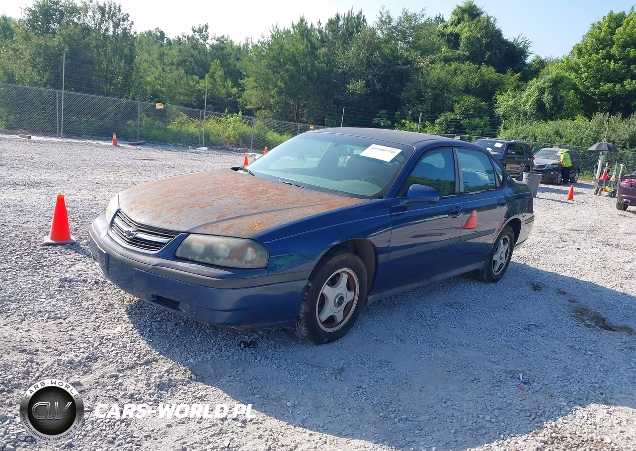 2003 Chevrolet Impala VIN:2G1WF52K139194187 - 2