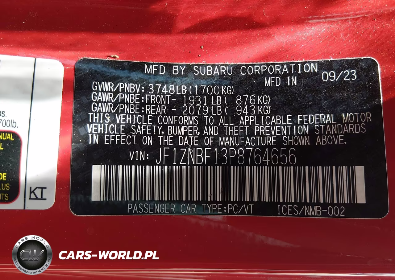 2023 Toyota Gr86 Premium VIN:JF1ZNBF13P8764656 - 9