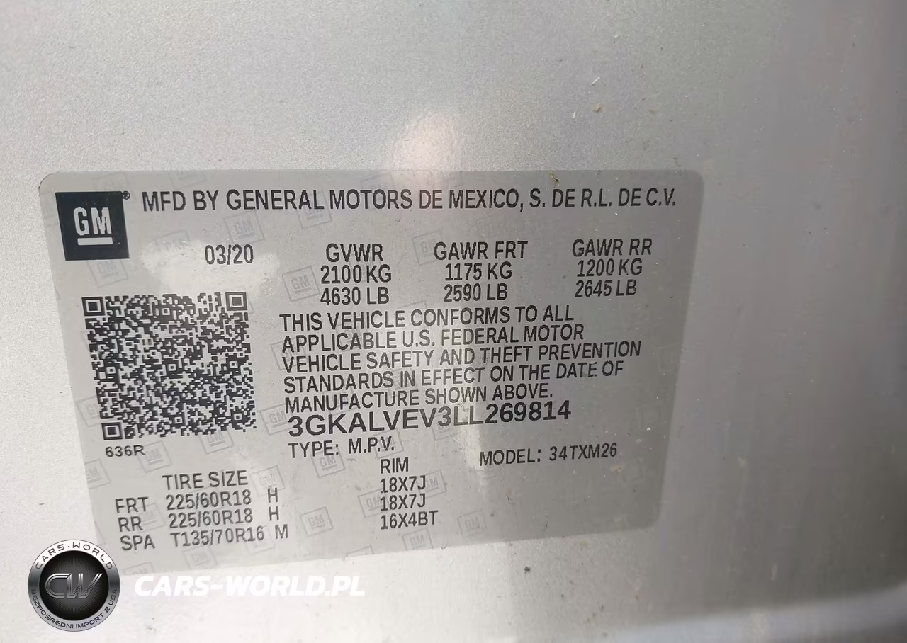 2020 GMC Terrain Awd Slt VIN:3GKALVEV3LL269814 - 9