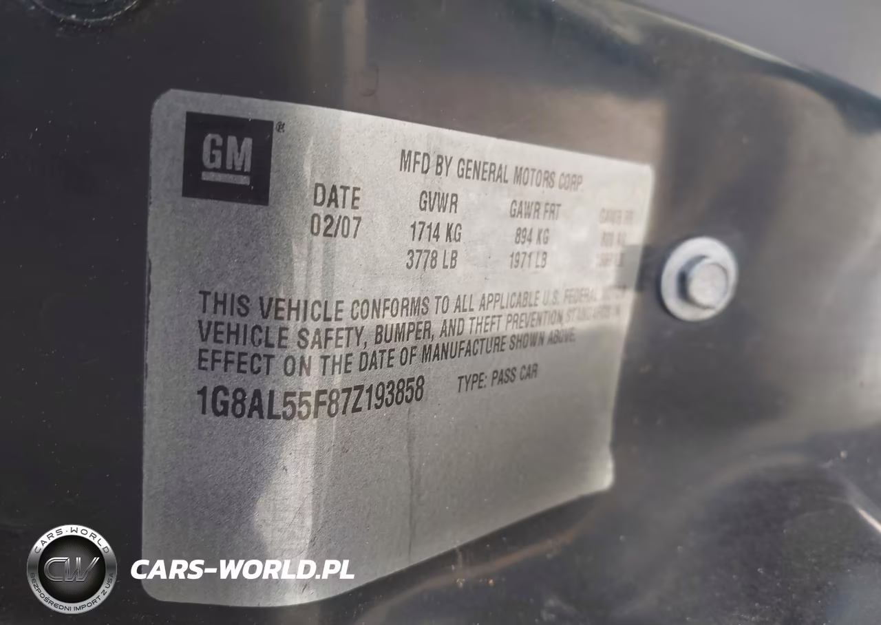 2007 Saturn Ion 3 VIN:1G8AL55F87Z193858 - 9