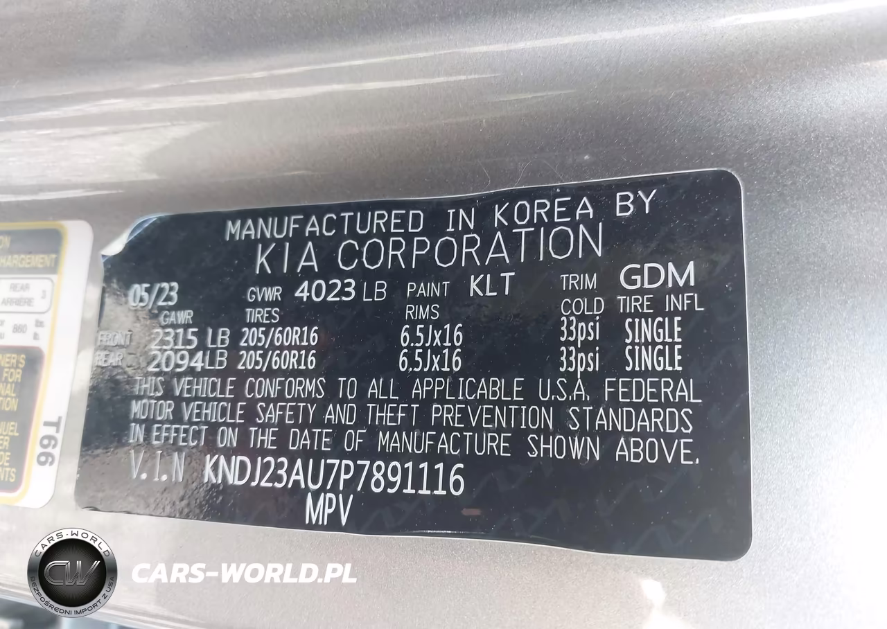 2023 Kia Soul Lx VIN:KNDJ23AU7P7891116 - 9
