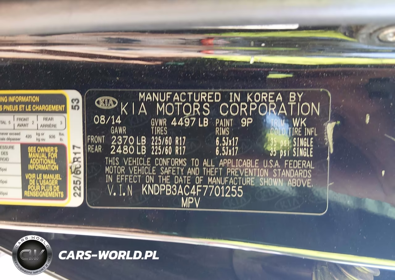 2015 Kia Sportage Lx VIN:KNDPB3AC4F7701255 - 9
