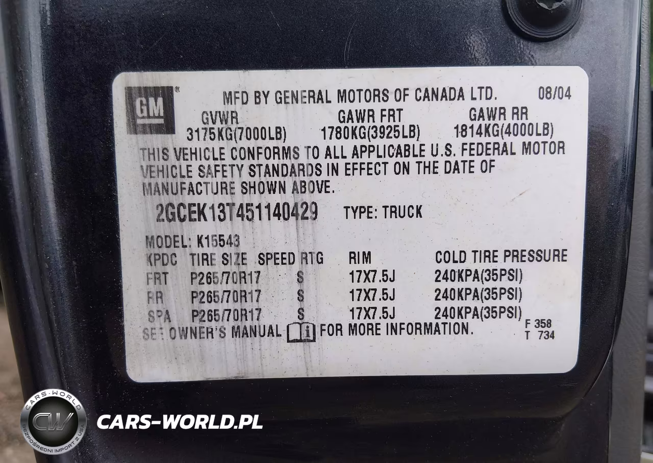 2005 Chevrolet Silverado 1500 Ls VIN:2GCEK13T451140429 - 9