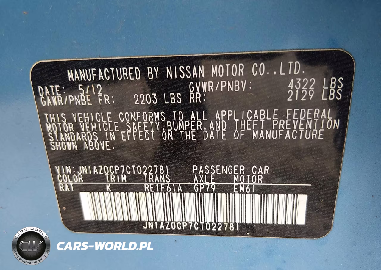 2012 Nissan Leaf Sl VIN:JN1AZ0CP7CT022781 - 9