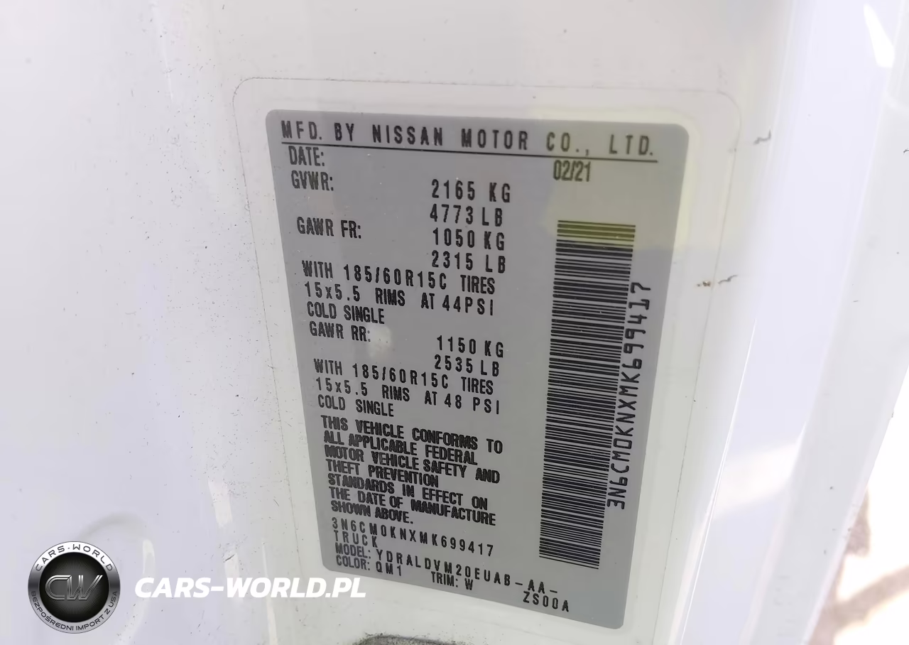 2021 Nissan Nv200 Cargo S Xtronic Cvt VIN:3N6CM0KNXMK699417 - 9