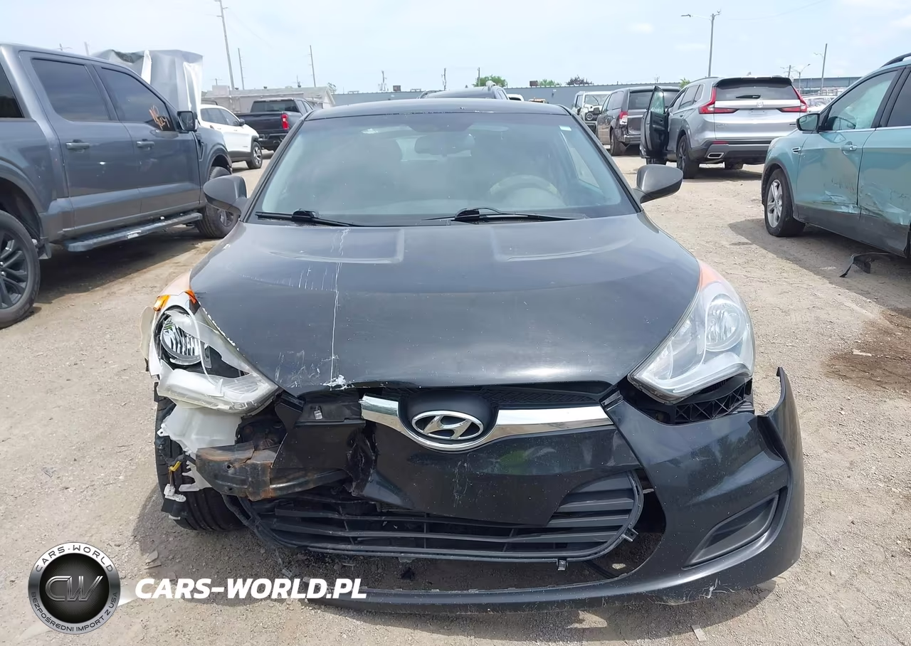 2013 Hyundai Veloster Base W-Black VIN:KMHTC6AD4DU175810 - 12