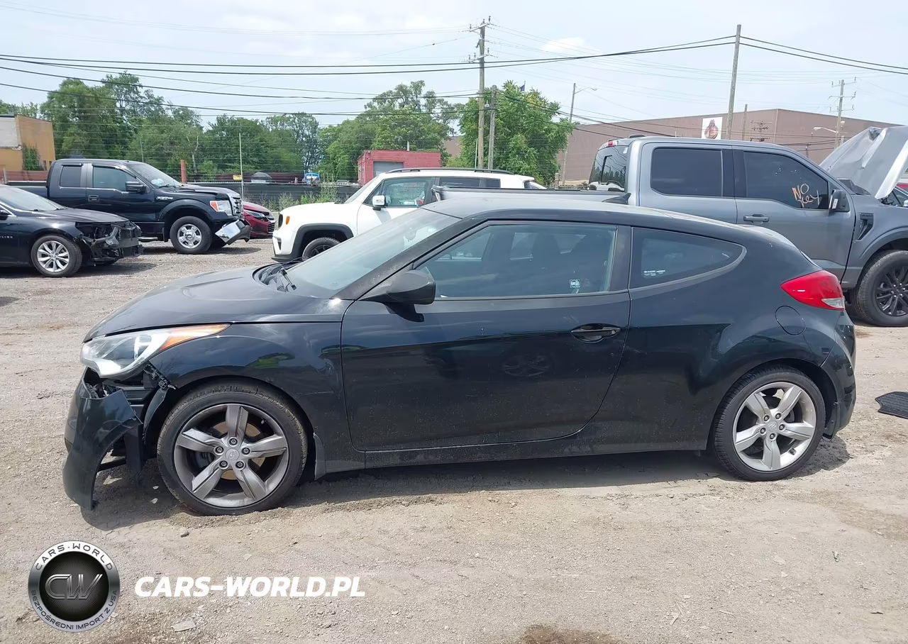 2013 Hyundai Veloster Base W-Black VIN:KMHTC6AD4DU175810 - 14