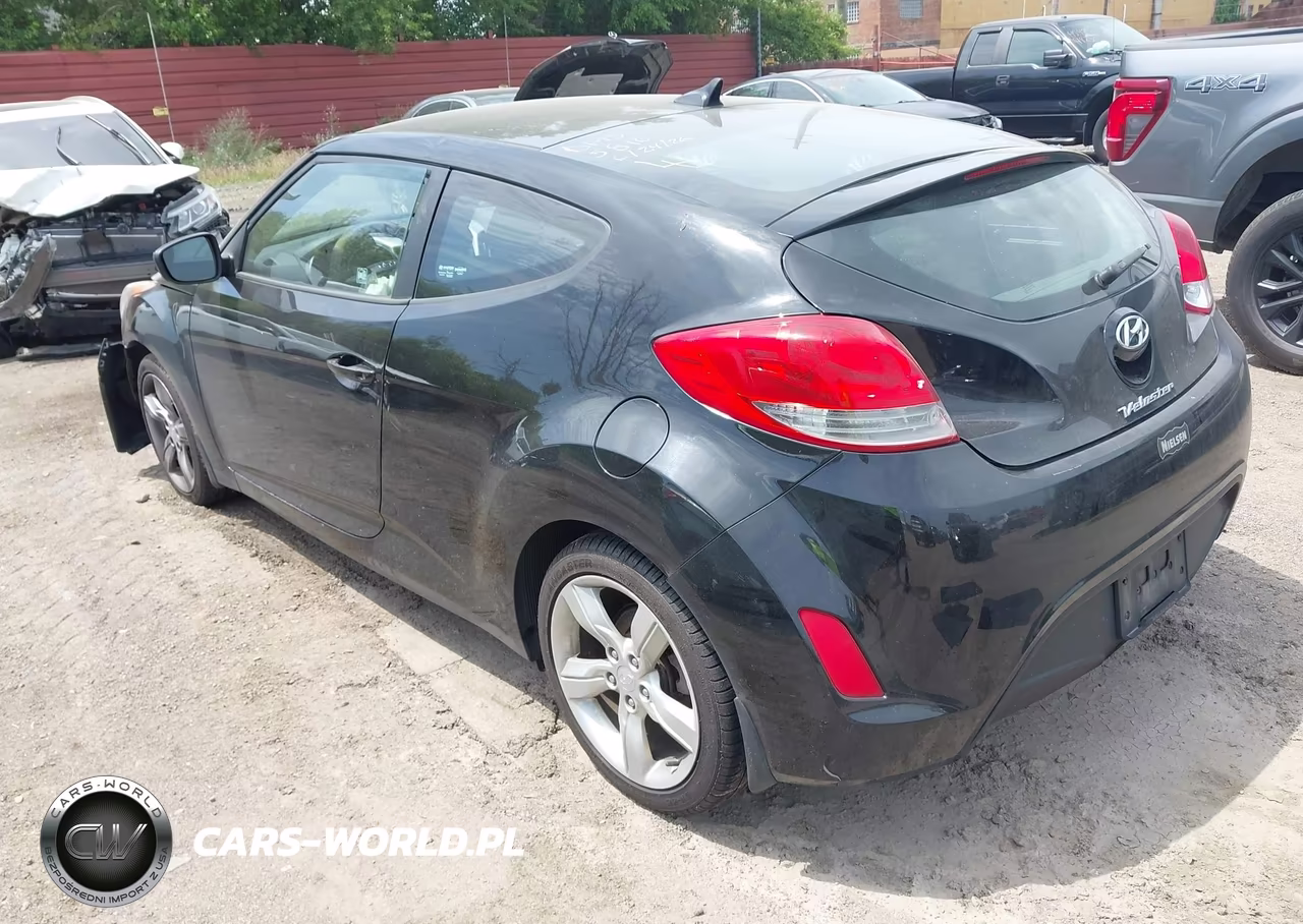 2013 Hyundai Veloster Base W-Black VIN:KMHTC6AD4DU175810 - 3