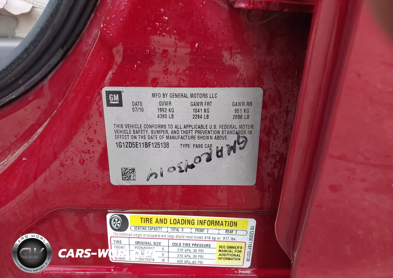 2011 Chevrolet Malibu 2Lt VIN:1G1ZD5E11BF125138 - 9