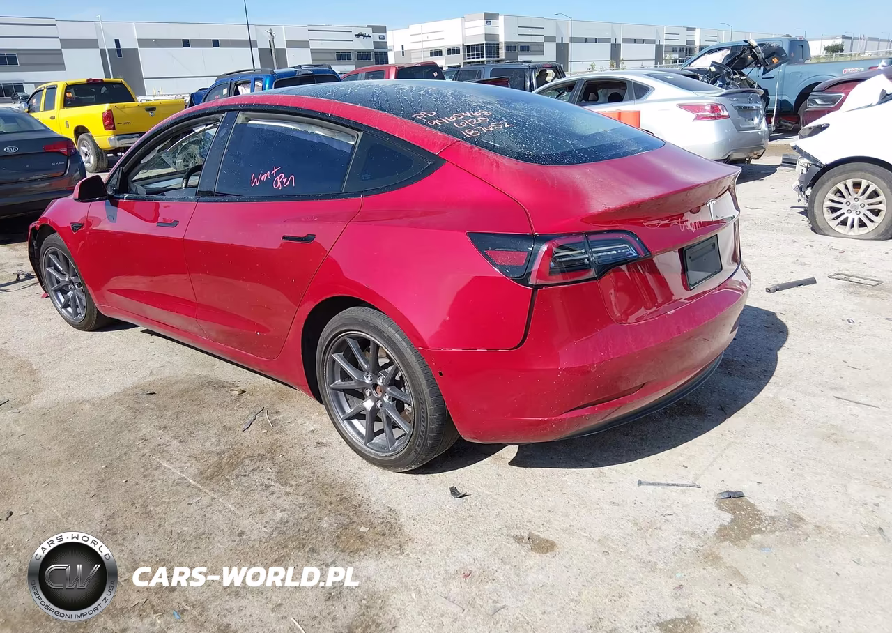 2022 Tesla Model 3 Rear-Wheel Drive VIN:5YJ3E1EA1NF187652 - 3