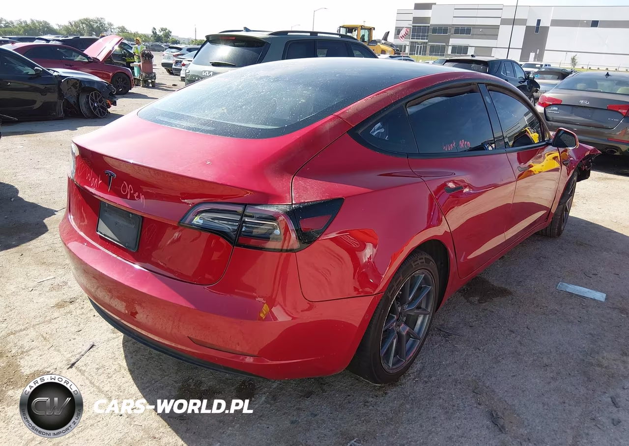 2022 Tesla Model 3 Rear-Wheel Drive VIN:5YJ3E1EA1NF187652 - 4