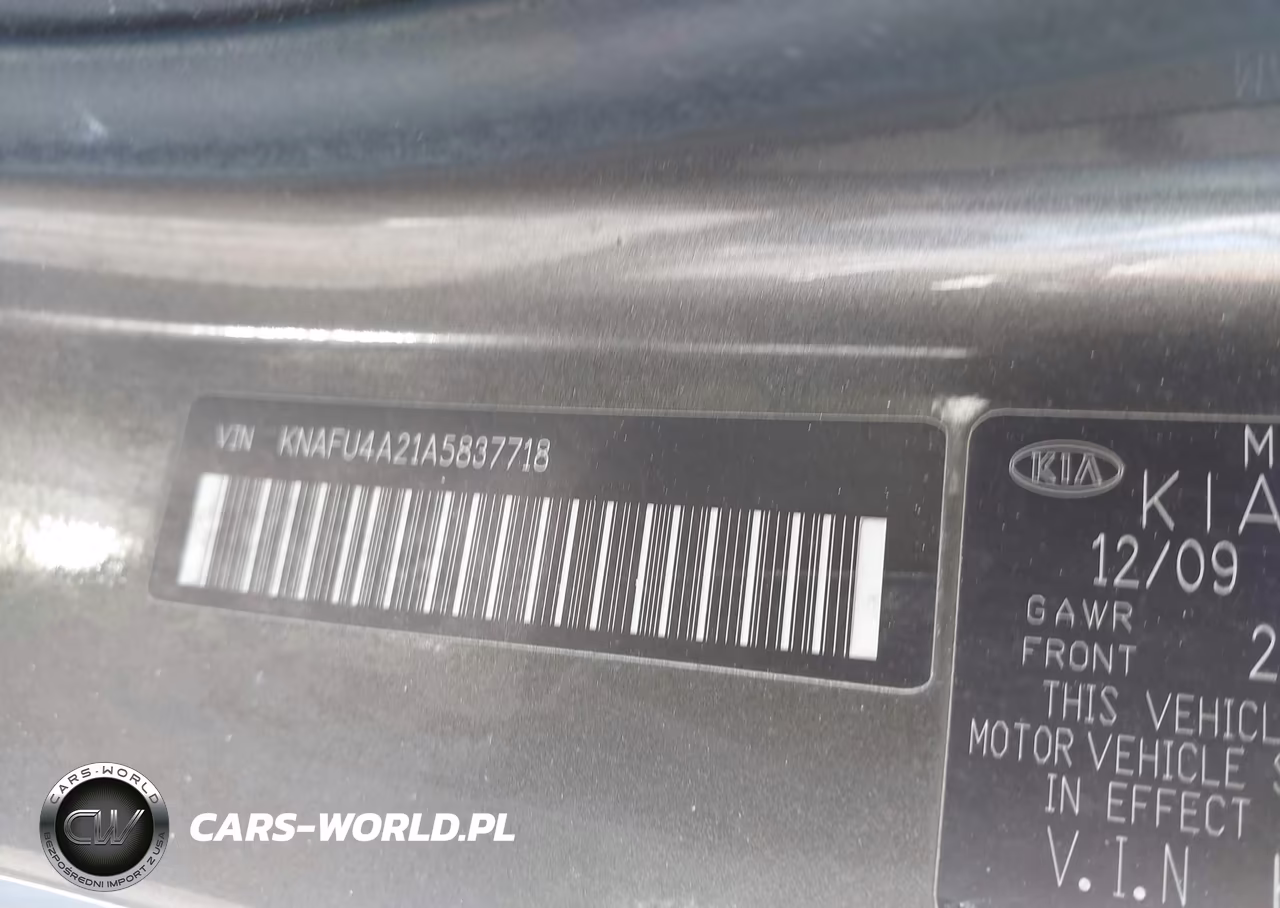 2010 Kia Forte Ex VIN:KNAFU4A21A5837718 - 9