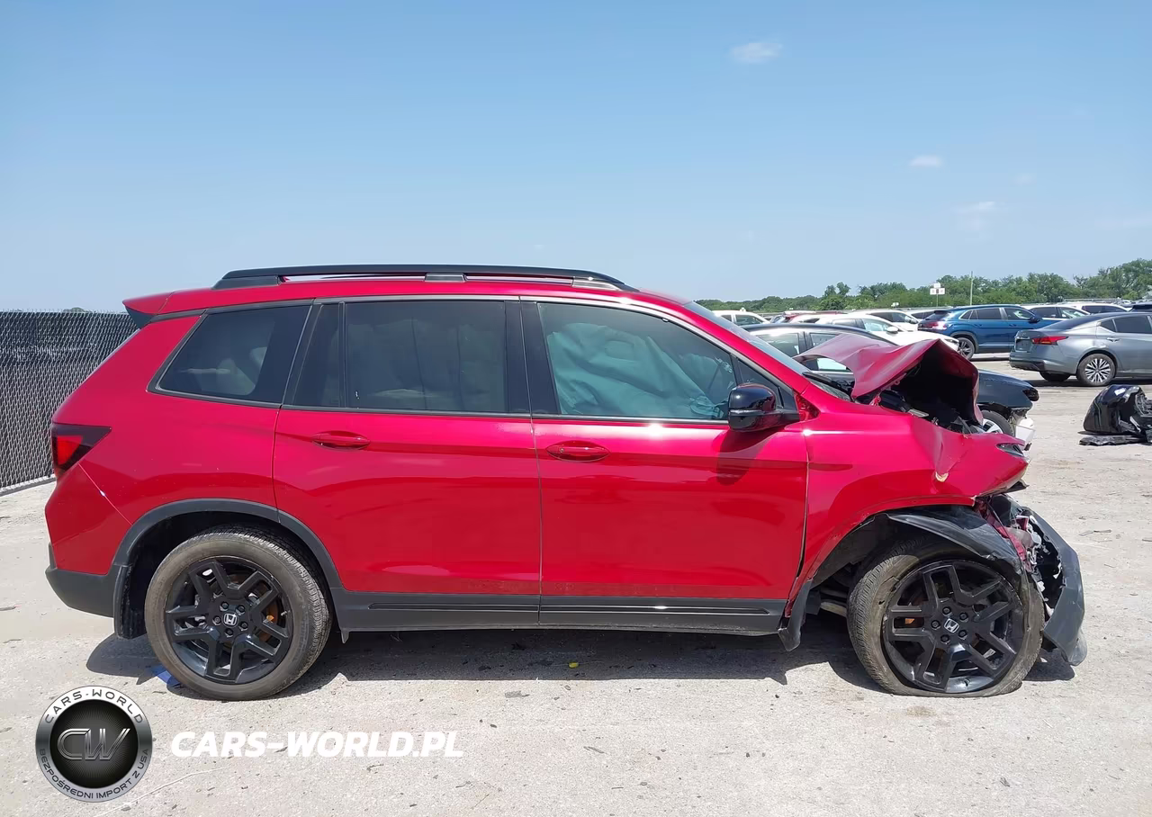 2024 Honda Passport Awd Black VIN:5FNYF8H85RB015778 - 13