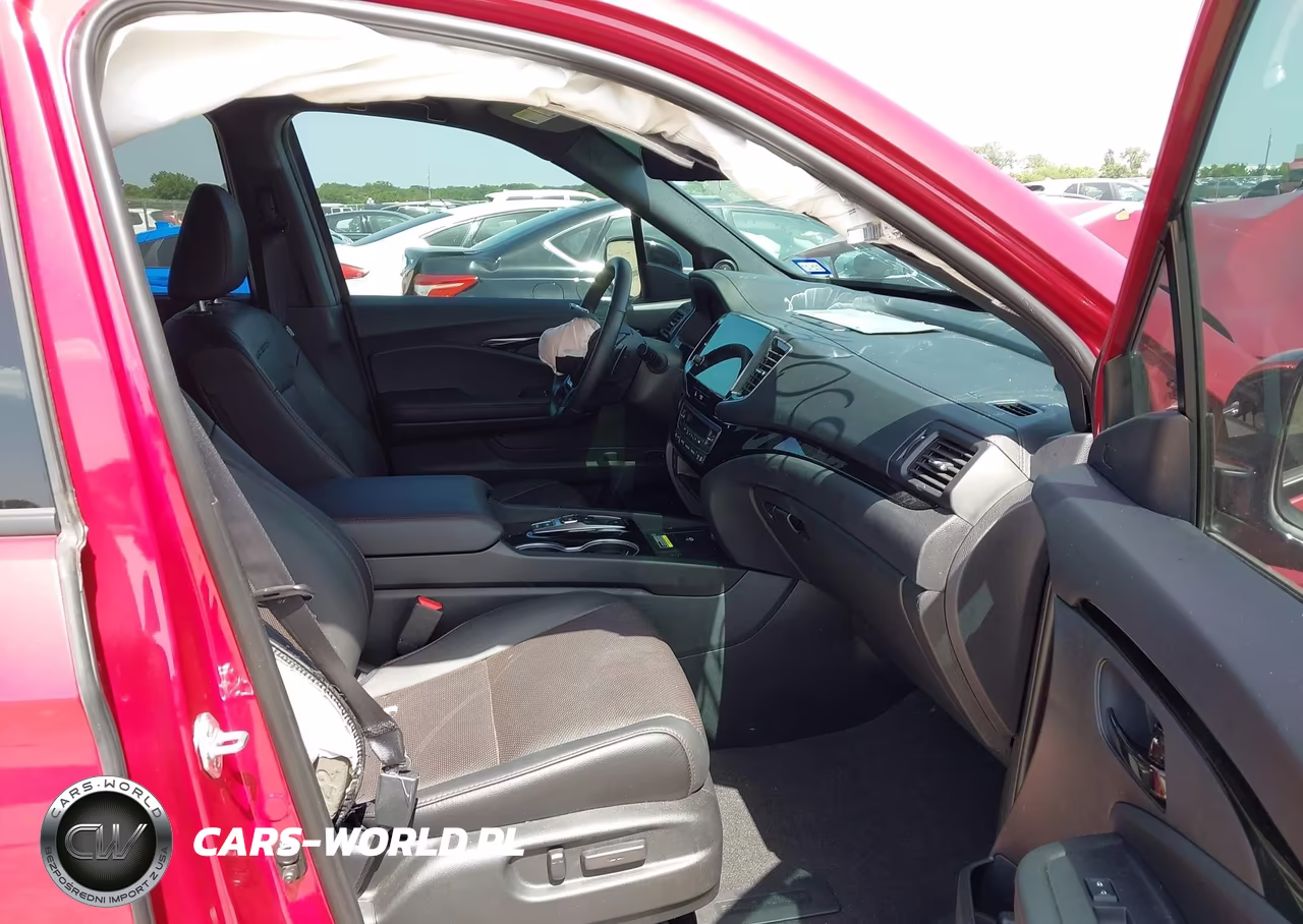 2024 Honda Passport Awd Black VIN:5FNYF8H85RB015778 - 5